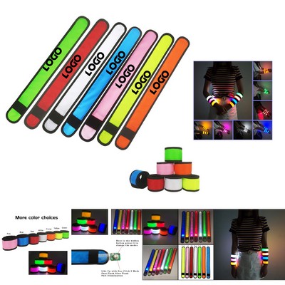 LED Armbands Slap Bracelets Wristbands