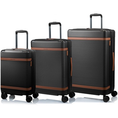 Champs Luggage Vintage Ii Luggage Set Size 3 Pieces - Black