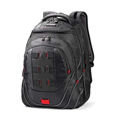 Samsonite® Tectonic 17" Pft Backpack - Black/Red