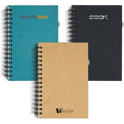 A5 120 Sheets Spiral Ruled Journal Wth Hard Cover