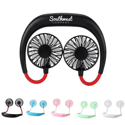 Dual Breeze Hand Free Neck Fan