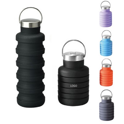 17OZ Silicone Folding bottle