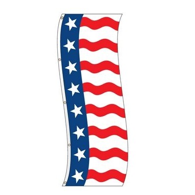 8' x 3' Uncle Sam Vertical Flag