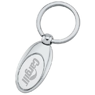 Ellipse Shape Metal Key Holder