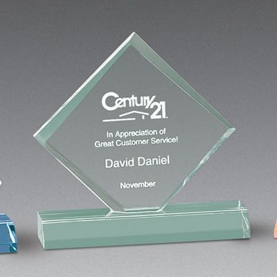 Diamond Jewel Bevel Award (5"x5.75")