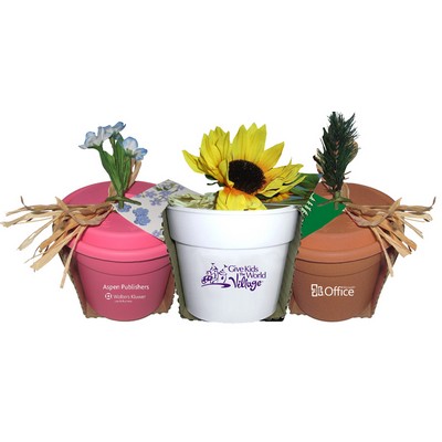 Round Plastic Plant Kit