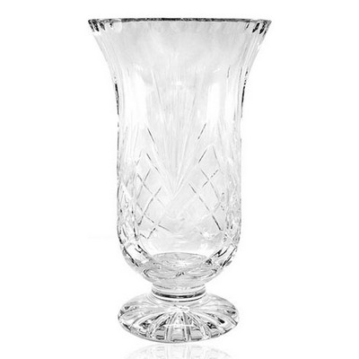 24% Lead-Cut Crystal Footed Vase Award