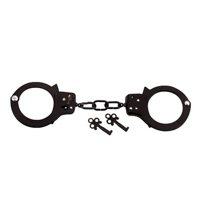 Black Steel Handcuffs