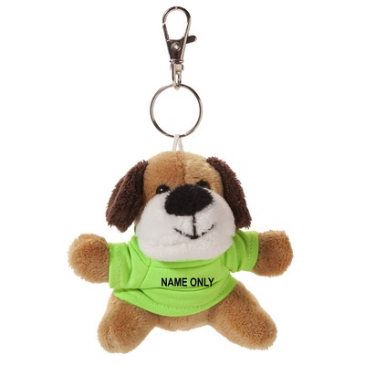 Dog Plush Keychain