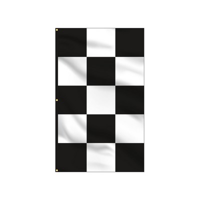 5' x 3' Checkered Race Style Vertical Flags