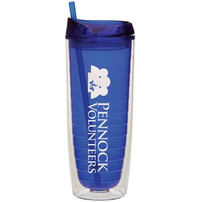 20 Oz. Cool Cup Collection w/Color Matching Lid & Straw