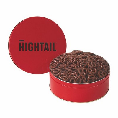 Extra Large Assorted Snack Tins - Chocolate Covered Pretzels