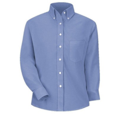 Red Kap™ Women's Long Sleeve Executive Oxford Dress Shirt - Light Blue