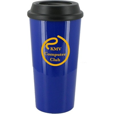 16 Oz. Cobalt Blue "On The Go" Double Wall Acrylic Tumbler