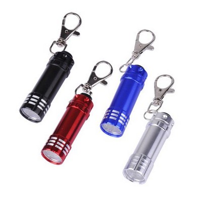 3 LED Aluminum Keychain Flashlight