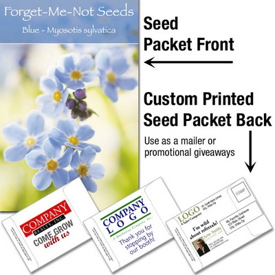 Forget-Me-Not (blue)/ Mailable Seed Packet - Custom Printed Back