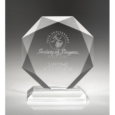 Octavia Optic Crystal Award (8½"x8")