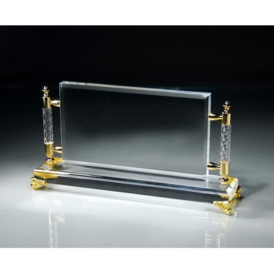 Crystal Rectangle Frame Award