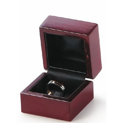 Mahogany Ring Clip Box