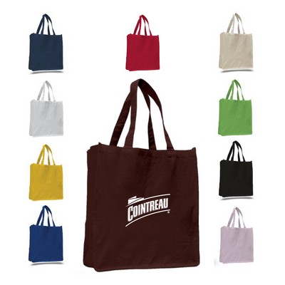 Canvas Jumbo Shopper Gusset Bag - Overseas - Color