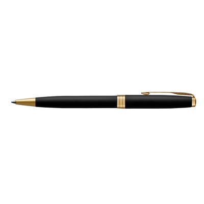 Luxury Line Parker Sonnet Matte Black Retractable Ballpoint w/Gold Trim