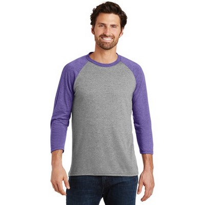 District® Men's Perfect Tri® 3/4 Sleeve Raglan Shirt