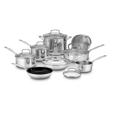 Cuisinart Chef's Classic Stainless 14-Piece Cookware Set