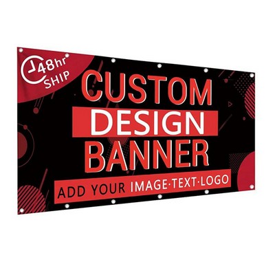 13 Oz 4'x8' vinyl banner printing