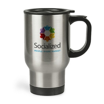 14 Oz. Stainless Steel Travel Mug