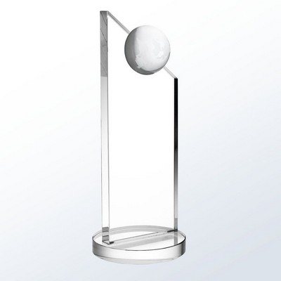 Apex Globe Optic Crystal Award - Large