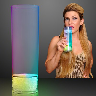 14 Oz. Multicolor Light Up High Ball Glass - BLANK