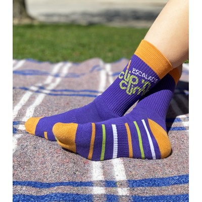 Cotton Athletic Crew Socks - Italy