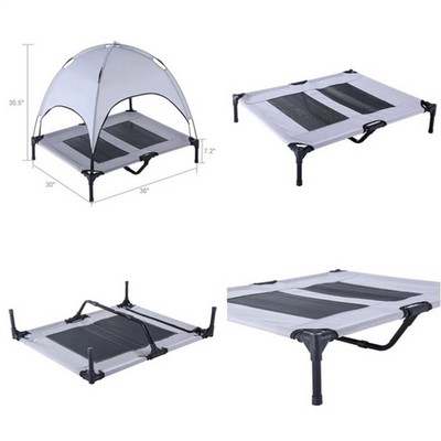 Raised Mesh Cot Cooling Dog Bed