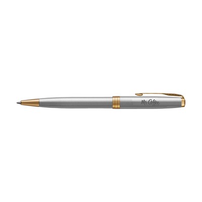 Parker Sonnet Ballpoint - Stainless Steel - Gold Trim