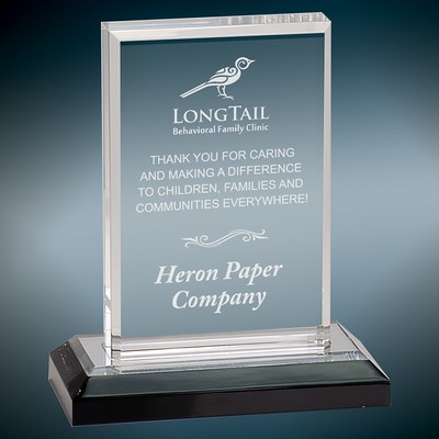 Silver Beveled Impress Acrylic Award