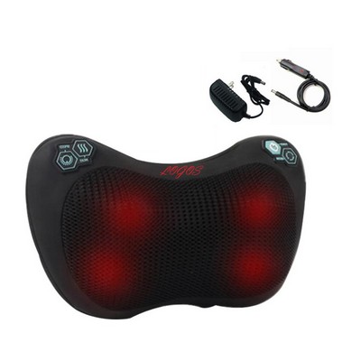 Shiatsu Back and Neck Massage Pillow, Deep Kneading Massager with Heat at Home Car Office