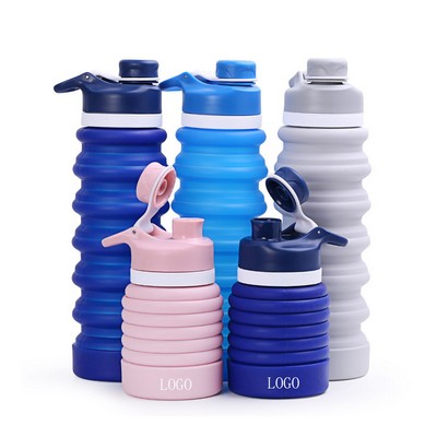 Food-Grade Collapsible Water Bottle - 25 oz