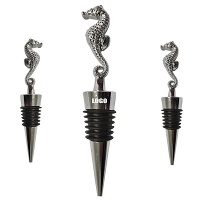 Seahorse Shaped Wine Cork Bottle Stopper