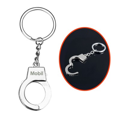 Handcuff Shaped Key Chain