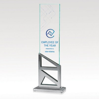 Stages Glass Award 14"