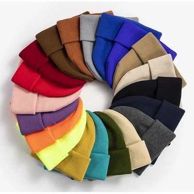 Eco-friendly Solid Color Beanie