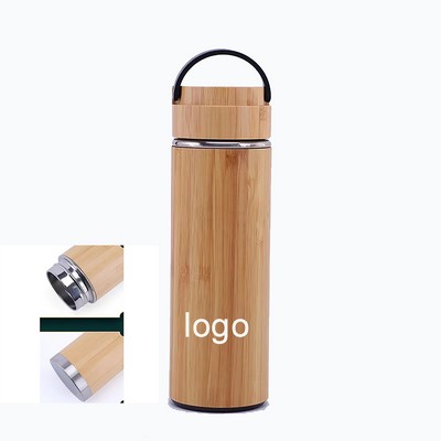 15oz Bamboo Shell Insulated Tumbler