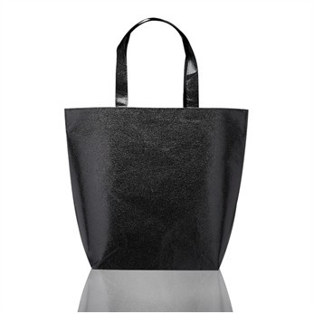 Reversible Non-Woven Metallic Tote Bag