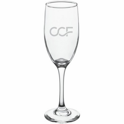 Deep Etched or Laser Engraved Acopa 4.5 oz. Flute Glass