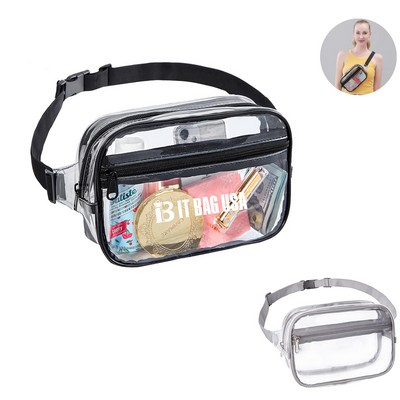 Waterproof Clear Fanny Waist Pack With Adjustable Strap