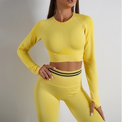 Women's Slim Fit Yoga Suit with Sports Bra