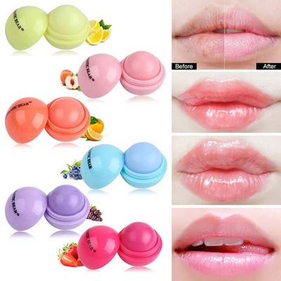 Round Ball Shape Moisture Lip Balm