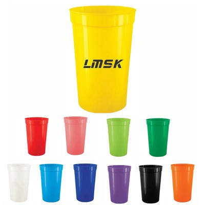 16 Oz. Smooth Wall Plastic Stadium Cup