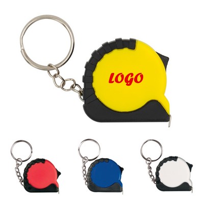 Mini Grip Tape Measure Keychain