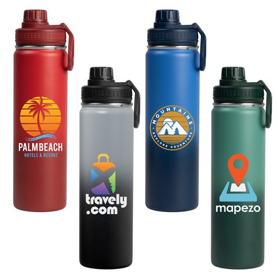 Alaska Ombre - 24 oz. Stainless Steel Double Wall Water Bottle - ColorJet